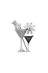 Silver brooch S-212-0118-Br