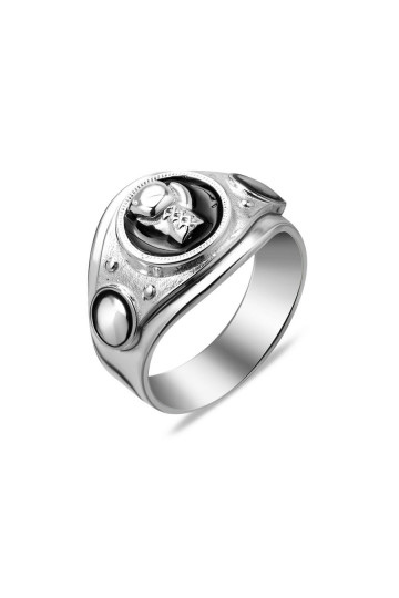 Серебряное кольцо S-284-Em18-R