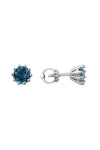 Silver earrings S-308-Tp25-E