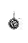 Silver pendant S-314_1-01-Em18-P