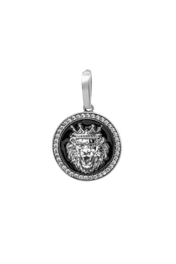 Серебряный кулон S-314_5-01-Em18-P