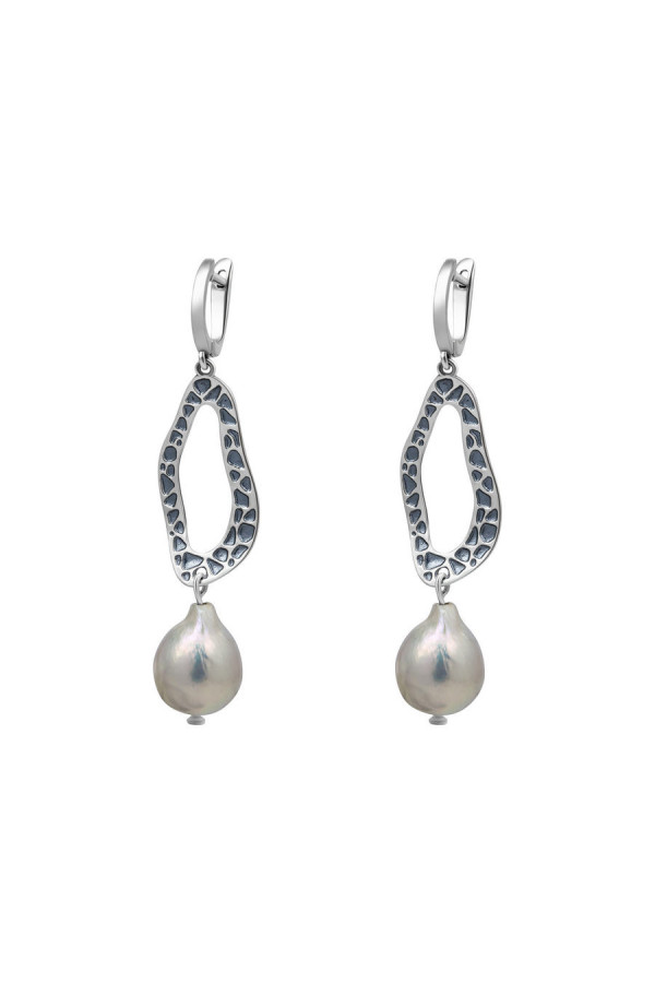 Silver earrings S-322-01-E