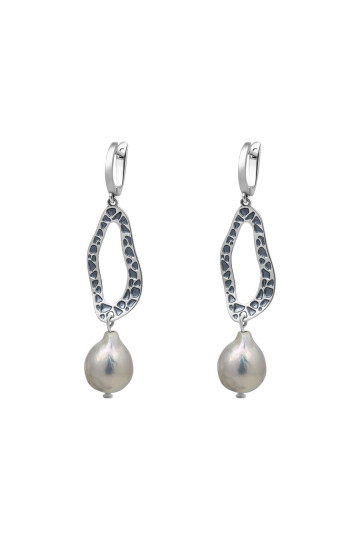 Silver earrings S-322-01-E