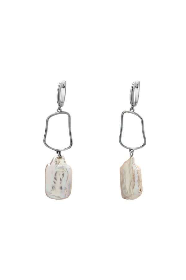 Silver earrings S-324-01-E