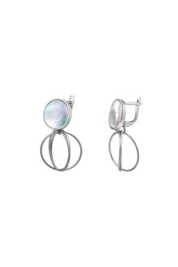 Silver earrings S-326-Pr01-E