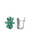 Silver earrings S-358-Iz30-E