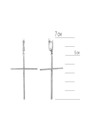 Серебряные серьги S-361-01-E