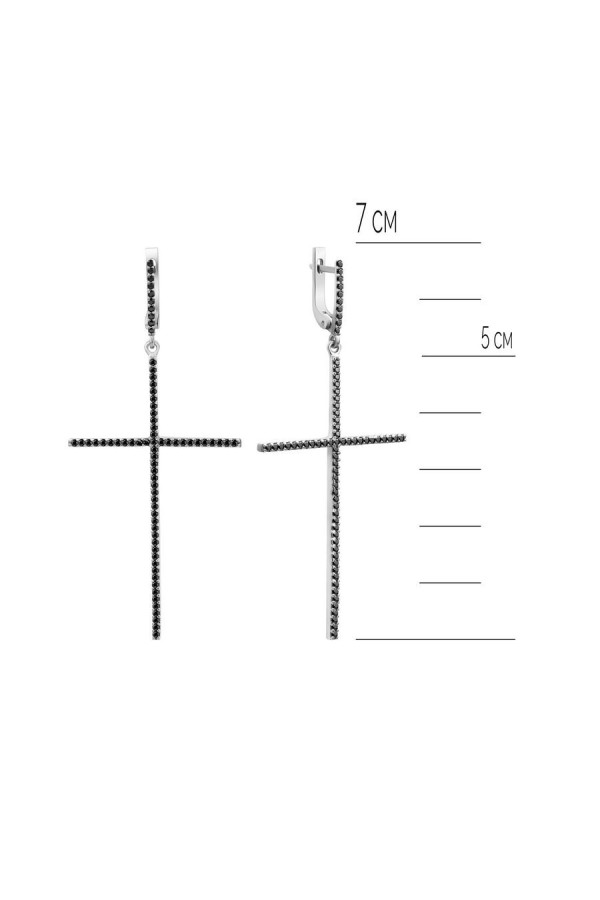 Срібні сережки S-361-18-E