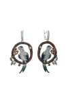 Silver earrings S-385-100-E