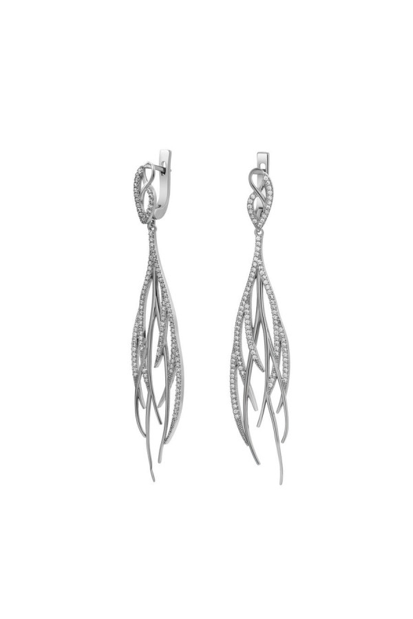 Серебряные серьги S-390-01-E