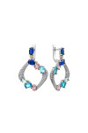 Silver earrings S-391-012545-E