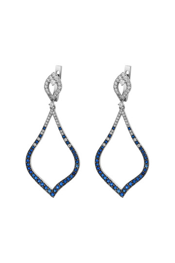 Pendientes de plata S-394-0121-E