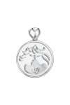 Серебряный кулон S-411-01-Pr01-P