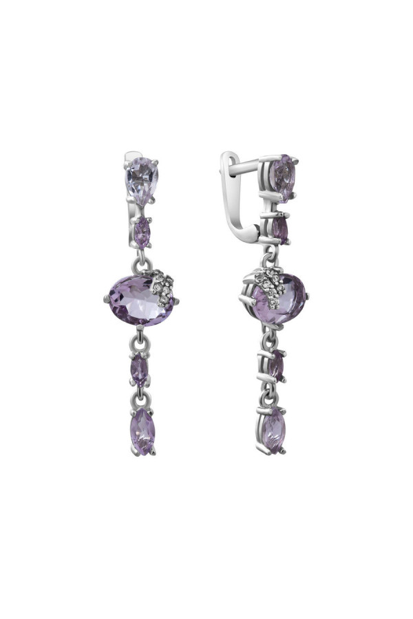 Pendientes de plata S-435-01-Am50-E