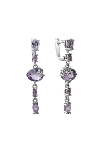 Pendientes de plata S-435-01-Am50-E