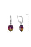 Silver earrings S-439-53-E