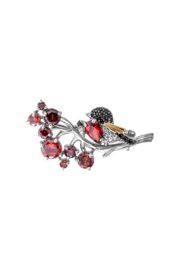 Срібна брошка S-451-011841-Br