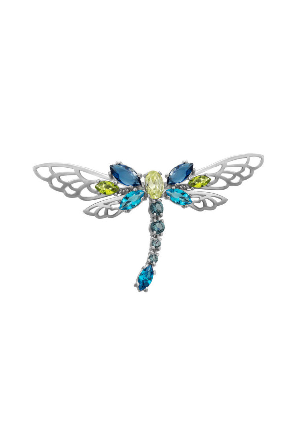 Silver brooch S-458-222538-Br