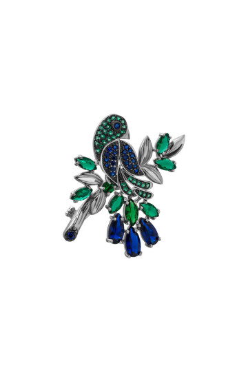 Silver brooch S-459-2131-Br