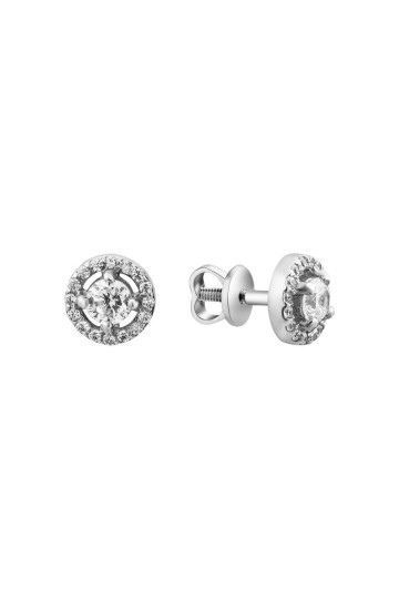 Silver earrings S-497-01-E