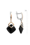Silver earrings S-527_1-On18-E