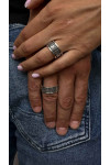 Anillo de plata con la oración "padre Nuestro"