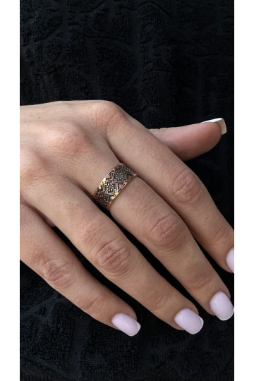 Anillo de oro"vyshivanka"