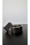 Silver ring for men "UKRAINE ABOVE ALL"
