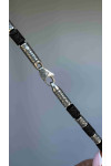 Silver embroidery chain with Ebony inserts