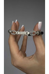 Silver bracelet from Milan amulet "save and save"