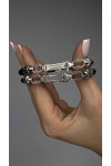 Silver bracelet from Milan amulet "save and save"