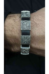 Silver Viking Midgard Bracelet