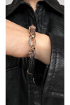 Gold bracelet "save and save"