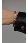 Gold bracelet "save and save"