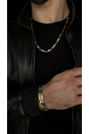 Gold bracelet in the style