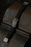 Pulsera de plata amuleto