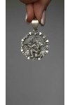 Silver pendant-amulet "Ukrainian military"