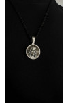Silver amulet pendant "face of Jesus Christ"