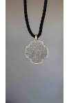 Silver amulet pendant with the image of a Cossack