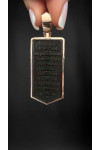 Golden amulet pendant "Archangel Michael"