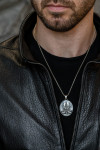 Colgante de plata"monje"