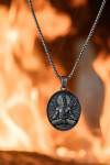 Colgante de plata"monje"