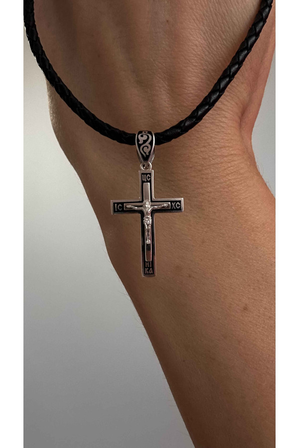 Orthodox Silver Cross 1056