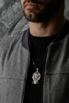 Orthodox cross with the image of Saints