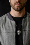 Orthodox cross with the image of Saints