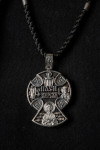 Orthodox cross with the image of Saints