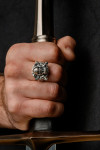 Ring with the image of a "Viking"