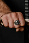 Ring with the image of a "Viking"