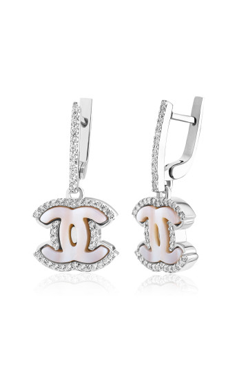 Silver earrings S-250-01-Pr46-E